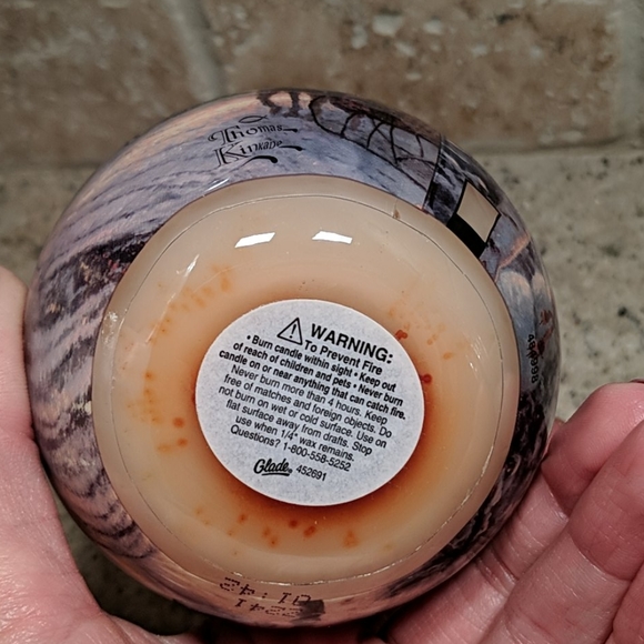 NWOT Thomas Kinkade Glade Vanilla Scented Candle - Picture 5 of 5